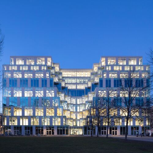 Exterior view of the UP! Berlin office building