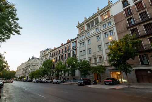 Exterior view of the Montalban 11 building in Madrid