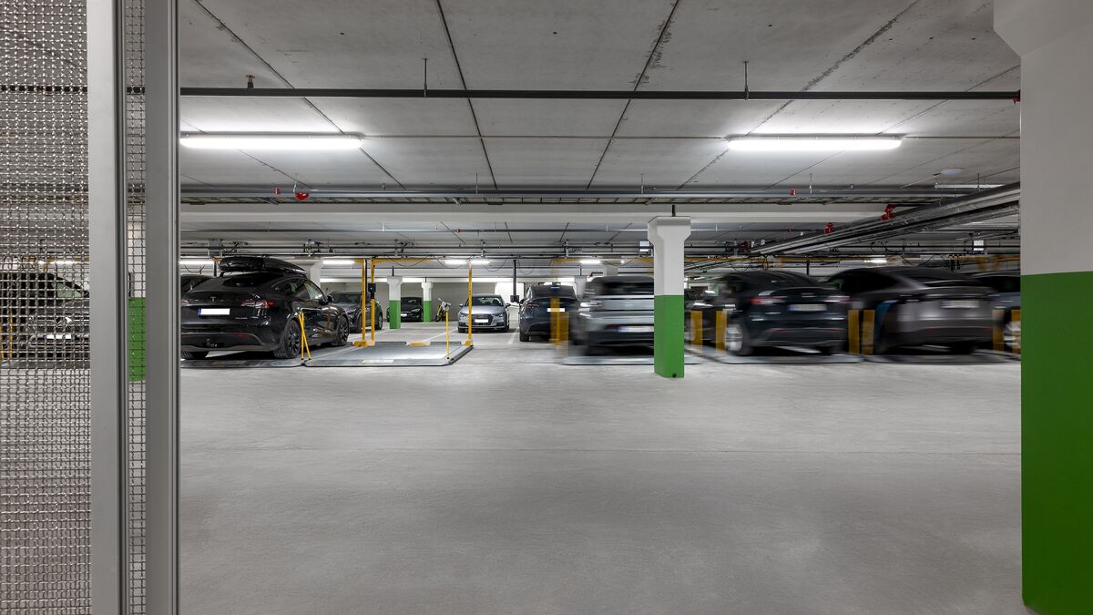 The Parking Platform 601 units are shown from the rear.