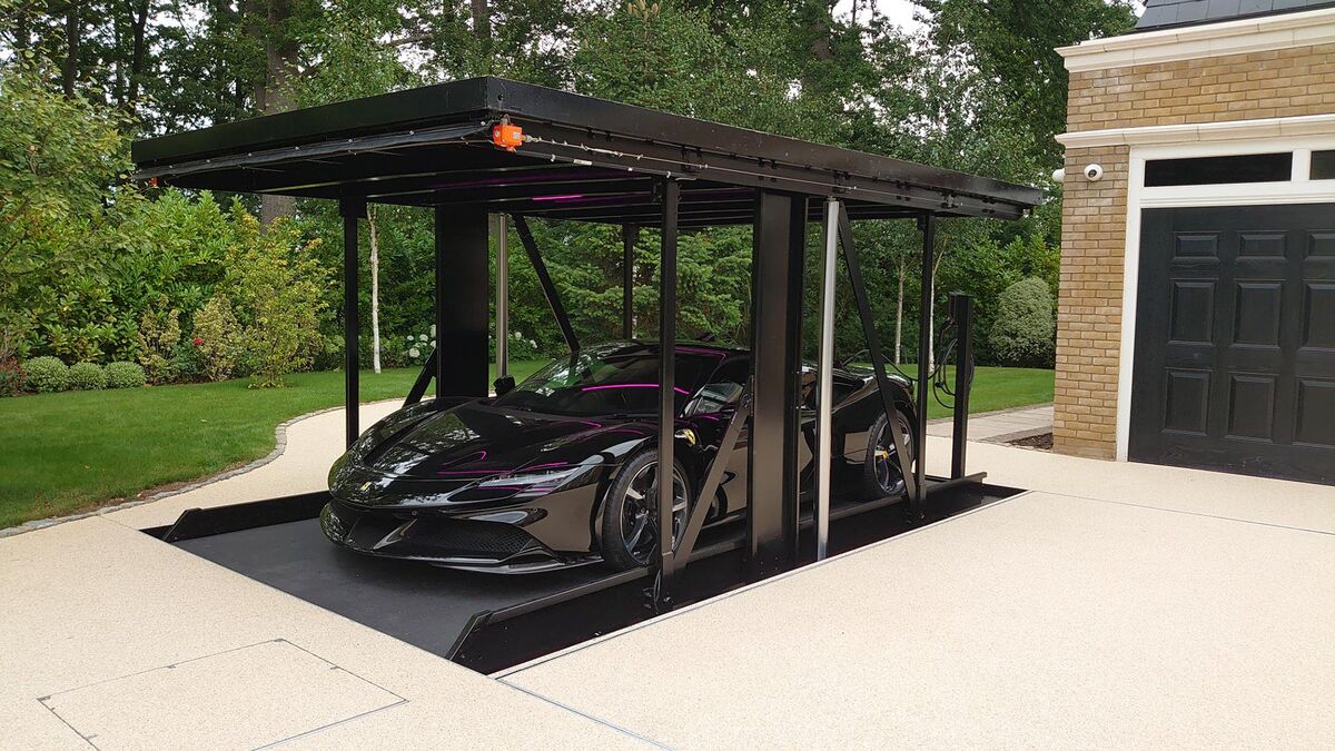 Parking system with ca