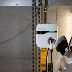 Charging station for electric vehicles.