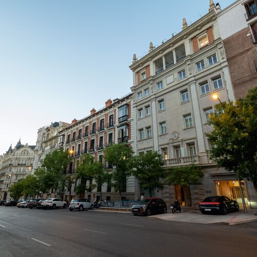 Exterior view of the Montalban 11 building in Madrid